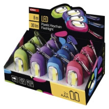 svietidlo ručné LED 30lm 8m 2xAAA plast. kľúčenka